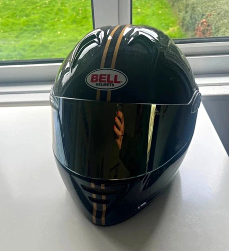 Bell carbon fibre helmet large - fibre,